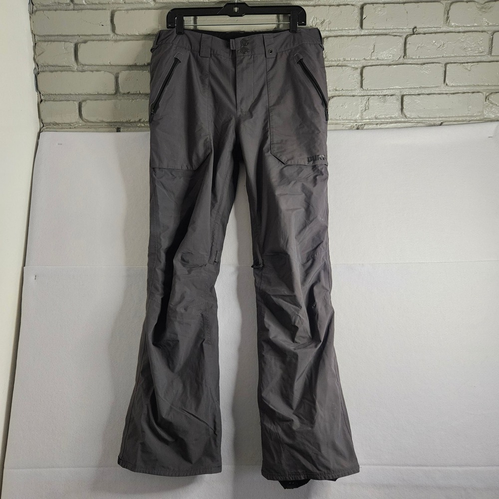 Burton Dryride Tactic Snow Pants Mens Large Gray‎ Waterproof Snowboard Ski Cargo